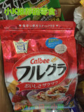 日本代购直邮 Calbee/卡乐比 水果颗粒果仁谷物杂粮营养麦片800g