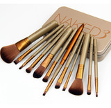 化妆刷套装12支彩妆刷化妆工具便携式铁盒套装包邮