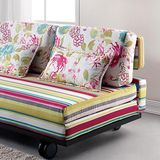 卡贝罗 可拆洗布艺沙发床1.2米1.5米1.8米 多功能折叠沙发床85