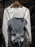 ROEM衬衫2016秋冬专柜正品代购假两件套上衣女装衬衣女RCYW64T04L