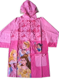 儿童外贸雨衣女童白雪公主书包位雨衣 中小学生背囊雨披雨具包邮