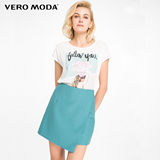 Vero Moda2016春夏新款人物印花贴钻雪纺针织拼接T恤|316201512