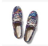 泰勒KEDS帆布鞋 美国正品代购 春夏欧美时尚系带涂鸦花朵休闲女鞋