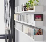 特价U型隔板 墙上书架置物架 壁挂架 墙壁储物架 创意组合书柜