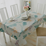 欧美式乡村田园餐桌布客厅茶几长方形书桌布圆桌台布长条文艺