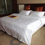 五星级宾馆酒店床上用品四件套 高档全棉贡缎床单被套纯棉 特价