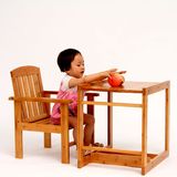 楠竹儿童餐椅 实木吃饭椅宝宝座椅餐桌椅 多功能婴儿座椅宝宝椅
