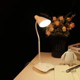光充电式台灯学生书桌卧室床头创意插电充插两用可调节亮度桌面暖