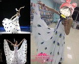 2016新款少数民族白色孔雀舞蹈演出服装女装大摆裙傣族舞台装