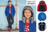 外贸原单N家秋冬季夹棉上衣男童装蓝色红色冲锋衣防风外套滑雪衫