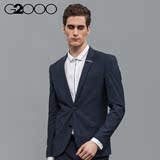 G2000夏季新品男装两粒扣时尚男士西服绅士礼服西装外套修身版