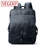 VEGOO/魅各韩版男士旅行背包休闲双肩包男包包 时尚潮电脑手提包