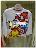 香港Disney/迪士尼童装 专柜正品代购2016年冬款新品男童可爱T恤