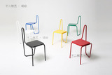 不二铁艺色彩缤纷极简家具个性座椅现代时尚特色创意椅子