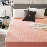 紫罗兰床笠单件水洗Q弹加厚防滑夹棉席梦思床垫保护套床罩1.8m