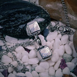现货 30毫米#银色经典款Chiseled麒司特哑铃项链#优质不锈钢