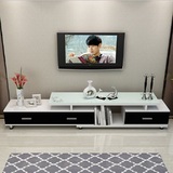 创意伸缩电视柜简约现代客厅钢化玻璃电视机柜茶几组合小户型柜子