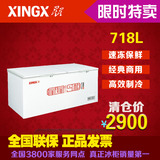 XINGX/星星BD/BC-718C 大冰柜冷柜卧式商用茶叶柜冷冻冷藏