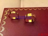 香港代购卡地亚18K玫瑰金/黄金结婚单钻戒指B4050700/B4056100