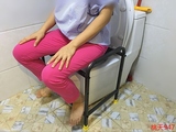 马桶架加宽加高可调节马桶椅孕妇坐便凳厕所椅可以架在马桶用的椅