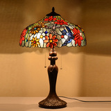 【豪蒂】客厅卧室床头灯 蒂凡尼欧式复古典美式仿古高档精品台灯