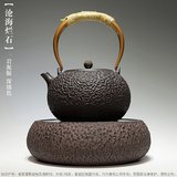 茶大师般若掌标准版 老岩泥电陶茶炉 日本南部老铸铁壶铜壶泡茶壶