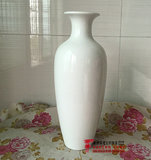 景德镇陶瓷器白胎小花瓶纯白色瓷瓶高档家居装饰摆设
