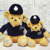 正版泰迪熊 伦敦皇家警察公仔 大号毛绒玩具 生日礼物 圣诞节精品