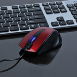 双飞燕N-500F USB有线游戏办公笔记本电脑鼠标台式一体机通用正品