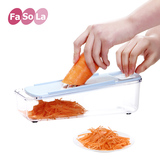 日本FaSoLa厨房多功能刨丝器不锈钢切菜器碎菜器家用土豆丝切丝器