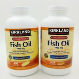 美国Kirkland 可兰天然深海鱼油fish oil 1000mg 400粒降血压血脂