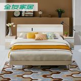 热卖全友家私卧室成套家具双人床组合1.5m 1.8米大床带床垫套装12