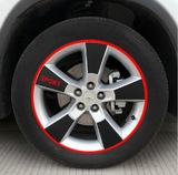 雪佛兰TRAX创酷轮毂贴 创酷专用轮毂碳纤维贴纸 改装轮毂轮胎车贴
