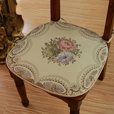 拉斐尔家居欧式坐垫夏椅垫椅子垫餐椅垫座垫 加厚防滑可拆洗 米色
