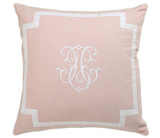 现代简约美式纯棉绣花抱枕 样板间床头靠背沙发大靠垫靠枕 粉色