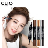 韩国专柜正品代购 CLIO珂莱欧双头染色纹身眉笔水性眉笔