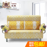 懒人美式沙发床可折叠宜家小户型可拆洗布艺沙发现代简约定制沙发