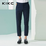 kikc2016夏季新款男士修身舒适休闲裤潮流韩版直筒纯棉长裤子男装