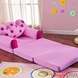 儿童折叠可拆洗沙发床环保绒布宝宝小沙发迷你创意懒人沙发