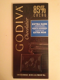 Godiva歌帝梵黑巧克力 85%