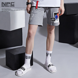 【NPC】MLGB潮牌 经典骷髅头箭头印花 休闲短裤