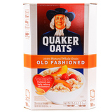 进口早餐食品美国Quaker桂格快熟天然无糖大燕麦片--4.52kg