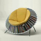 好椅靠潮椅休闲椅名设计师椅阅读椅书架椅书房用椅子向日葵收纳椅