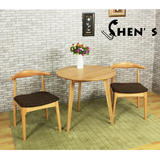 小户型餐桌日式圆形简约椅组合北欧白橡木实木圆桌2016秒杀