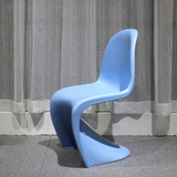 潘东椅S椅异形椅塑料椅子创意餐椅个性椅现代时尚简约家居休闲椅