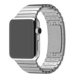 JDHDL苹果手表表带apple watch白钢表带iwatch金属不锈钢链式表带
