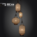 八米概念高档全手工新中式餐厅吊灯创意吧台灯笼中式灯具
