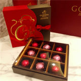 香港代购Godiva/高迪瓦/歌帝梵猴年新年酒心巧克力礼盒9颗装礼物