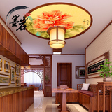 中式经典大型壁画  客厅餐厅吊顶墙纸 无缝无纺布壁纸 花开富贵