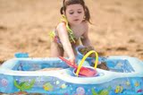 多人充气沙盘加大沙桌气垫儿童沙滩玩具太空沙托盘玩沙戏水玩具